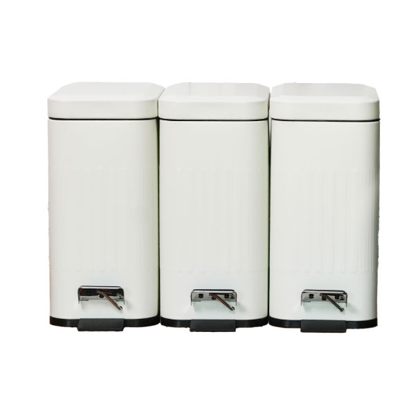 Galva スクエアダストボックス ソフトクロージング 3×5L