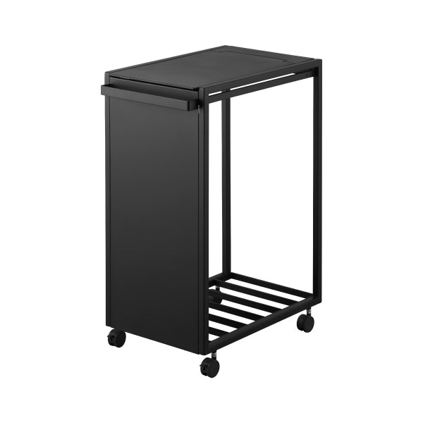 山崎実業 スリム蓋付き目隠しダストワゴン 45L tower