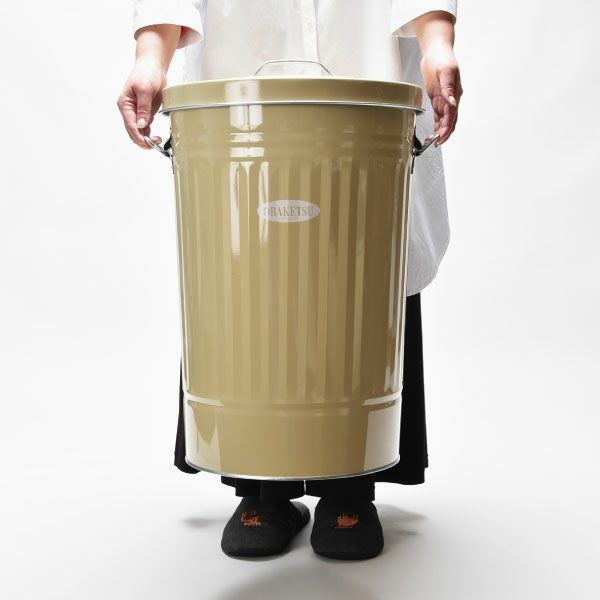 OBAKETSU オバケツ 33L シルバー キャスターなし 2個セット | インテリア雑貨・ゴミ箱