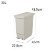 平和工業 バタフライペダルペール 45L 2個セット | インテリア雑貨・ゴミ箱
