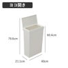 SOLOW 袋の交換が楽なダストボックス 40L | インテリア雑貨・ゴミ箱
