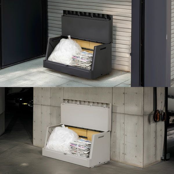 SOLOW ソロウ 出し入れがスムーズな屋外ストッカー 120L | インテリア雑貨・ゴミ箱