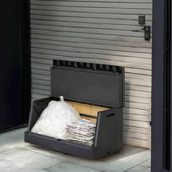SOLOW ソロウ 出し入れがスムーズな屋外ストッカー 120L | インテリア雑貨・ゴミ箱