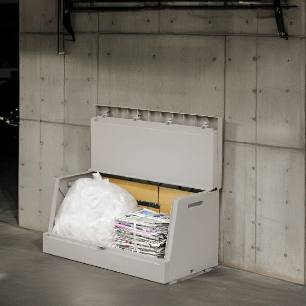 SOLOW ソロウ 出し入れがスムーズな屋外ストッカー 120L | インテリア雑貨・ゴミ箱