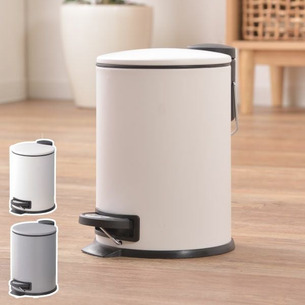 ラウンドペダル ダストボックス 3L | インテリア雑貨・ゴミ箱