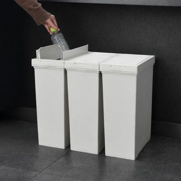 ASVEL アスベル 両開きダストボックス 20L | インテリア雑貨・ゴミ箱