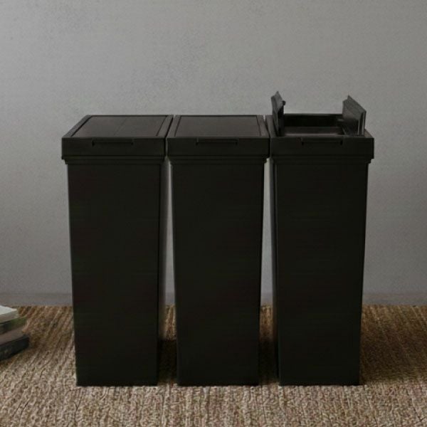 ASVEL アスベル 両開きダストボックス 20L | インテリア雑貨・ゴミ箱