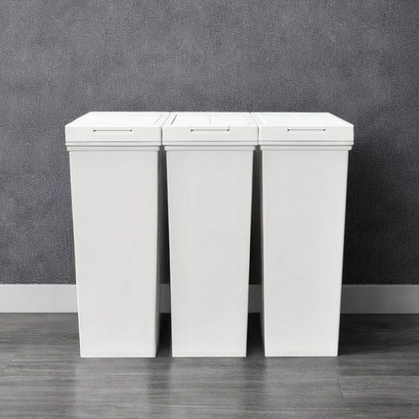 ASVEL アスベル 両開きダストボックス 20L 3個セット | インテリア雑貨・ゴミ箱