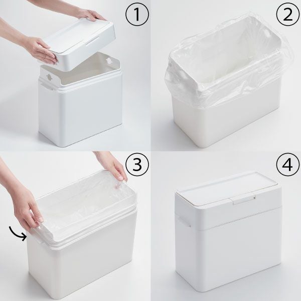 シールズ 密閉ダストボックス 9.5L 2個セット | インテリア雑貨・ゴミ箱