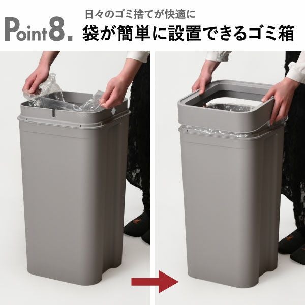 like-it ライクイット マルチパーパスビン 9.5L 2個セット | インテリア雑貨・ゴミ箱