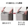 like-it ライクイット マルチパーパスビン 45L 木蓋セット 2個セット | インテリア雑貨・ゴミ箱