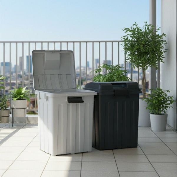 新輝合成 屋外用 連結できるゴミ箱 45L | インテリア雑貨・ゴミ箱