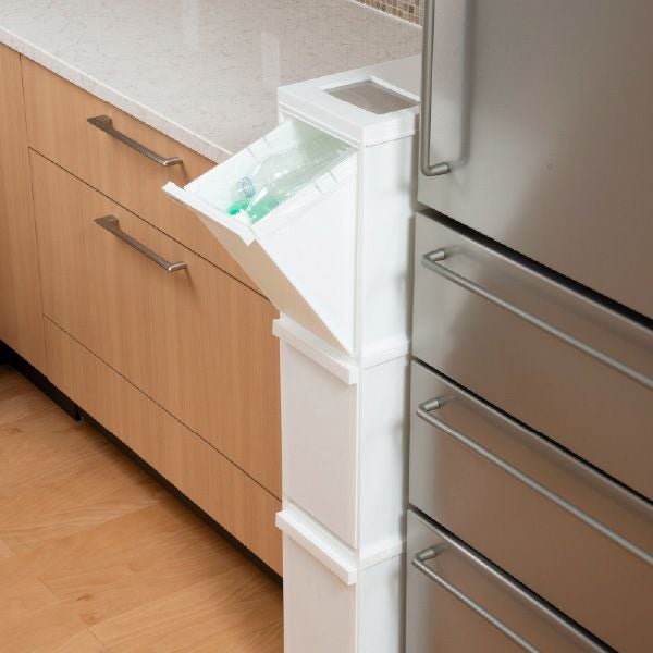 新輝合成 縦型 分別ゴミ箱 キャスター付き 3段 | インテリア雑貨・ゴミ箱