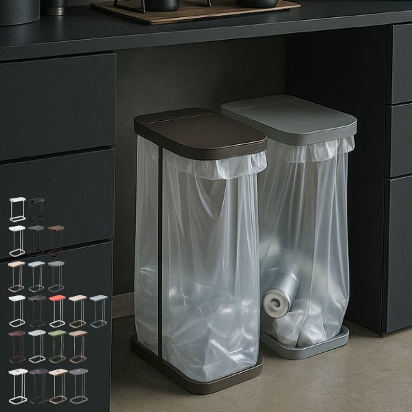 山崎実業 分別ゴミ袋ホルダー LUCE ルーチェ | インテリア雑貨・ゴミ箱