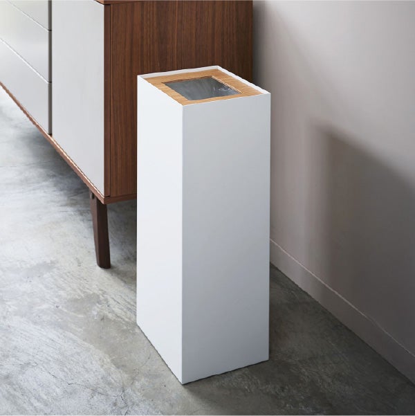 山崎実業 トラッシュカン リン 角型ロング RIN | インテリア雑貨・リンシリーズ・ゴミ箱