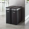 山崎実業 スリム蓋付きゴミ箱 タワー 2個組 tower | ゴミ箱・タワーシリーズ
