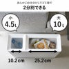 山崎実業 スーパー・コンビニ弁当がそのまま入る分別ダストボックス タワー tower | インテリア雑貨・タワーシリーズ・ゴミ箱