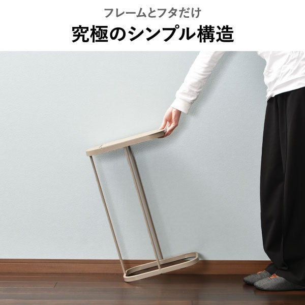  山崎実業 キャスター付き分別ゴミ袋ホルダー LUCE ルーチェ | インテリア雑貨・ゴミ箱