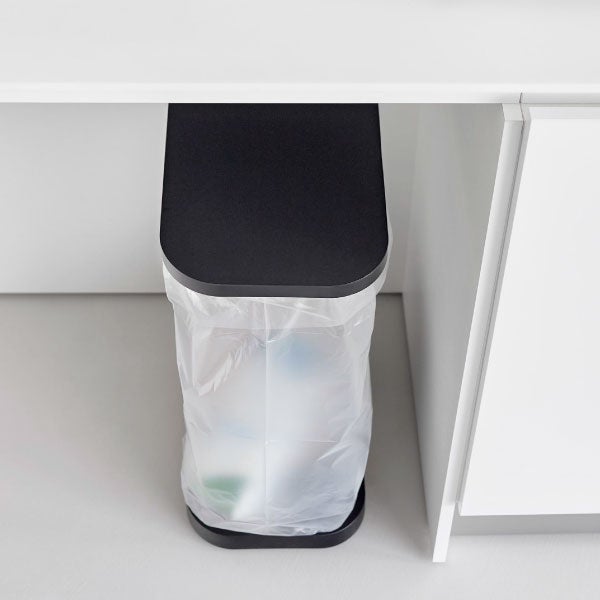  山崎実業 キャスター付き分別ゴミ袋ホルダー LUCE ルーチェ | インテリア雑貨・ゴミ箱