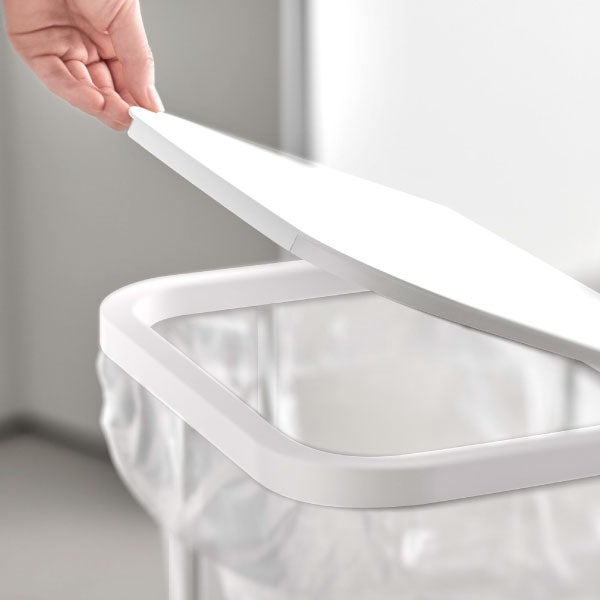  山崎実業 キャスター付き分別ゴミ袋ホルダー LUCE ルーチェ | インテリア雑貨・ゴミ箱