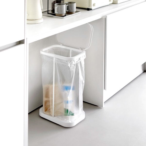  山崎実業 キャスター付き分別ゴミ袋ホルダー LUCE ルーチェ | インテリア雑貨・ゴミ箱