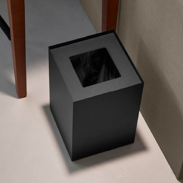 山崎実業 蓋付き/フチカバー トラッシュカン タワー 角型 14L tower | インテリア雑貨・タワーシリーズ・ゴミ箱