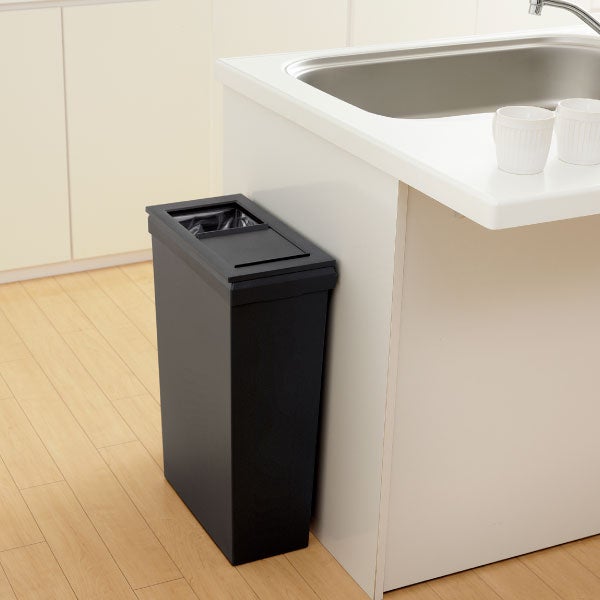 SOLOW ソロウ 隙間や通路で使えるダストボックス スライドオープン 40L 2個セット | インテリア雑貨・ゴミ箱