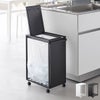 山崎実業 スリム蓋付き目隠しダストワゴン タワー 45L tower | インテリア雑貨・タワーシリーズ・ゴミ箱