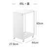 山崎実業 スリム蓋付き目隠しダストワゴン タワー 45L tower | インテリア雑貨・タワーシリーズ・ゴミ箱