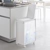山崎実業 スリム蓋付き目隠しダストワゴン タワー 45L tower | インテリア雑貨・タワーシリーズ・ゴミ箱