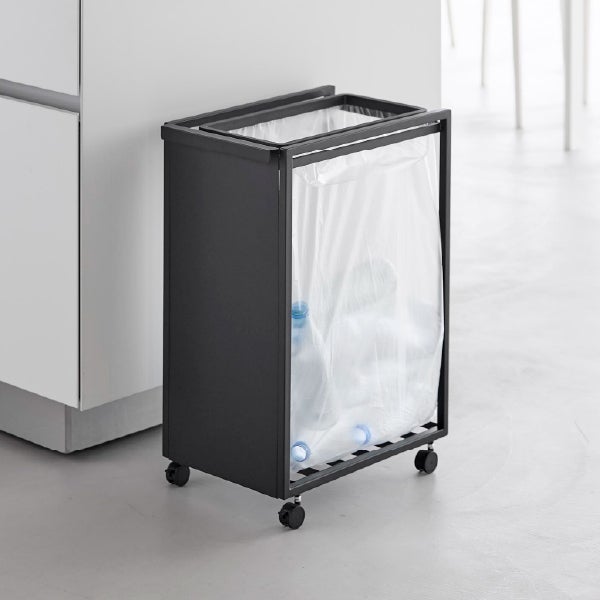 山崎実業 スリム目隠しダストワゴン タワー 45L tower | インテリア雑貨・タワーシリーズ・ゴミ箱