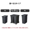 新輝合成 両開きスリムダストボックス 33L | インテリア雑貨・ゴミ箱