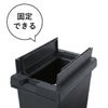 新輝合成 両開きスリムダストボックス 33L 2個セット キャスター付き | インテリア雑貨・ゴミ箱