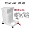 新輝合成 両開きスリムダストボックス 33L 2個セット キャスター付き | インテリア雑貨・ゴミ箱