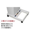 新輝合成 両開きスリムダストボックス 33L 2個セット キャスター付き | インテリア雑貨・ゴミ箱
