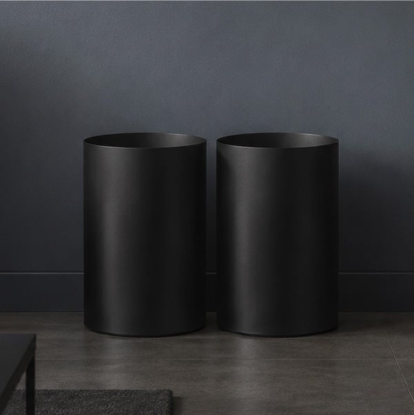山崎実業 トラッシュカン タワー 角型スリム 10L 丸型13L 2個セット tower | インテリア雑貨・タワーシリーズ・ゴミ箱