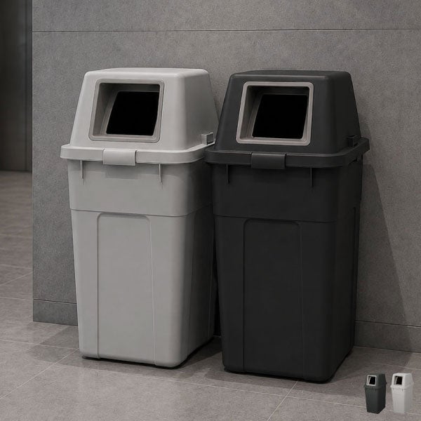 RISU リス ふた付き分別ゴミ箱 90L 2個セット | インテリア雑貨・ゴミ箱